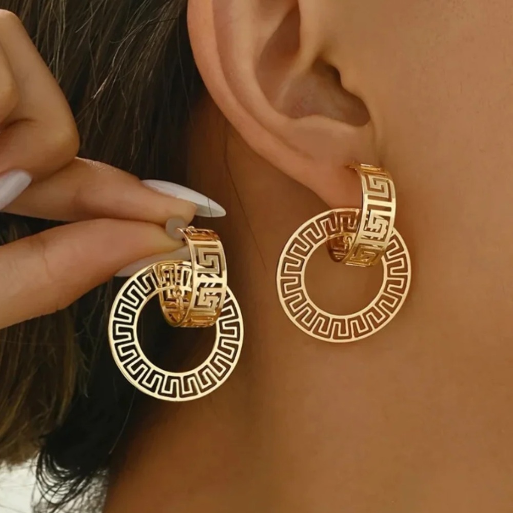 Gold Hoop Earrings